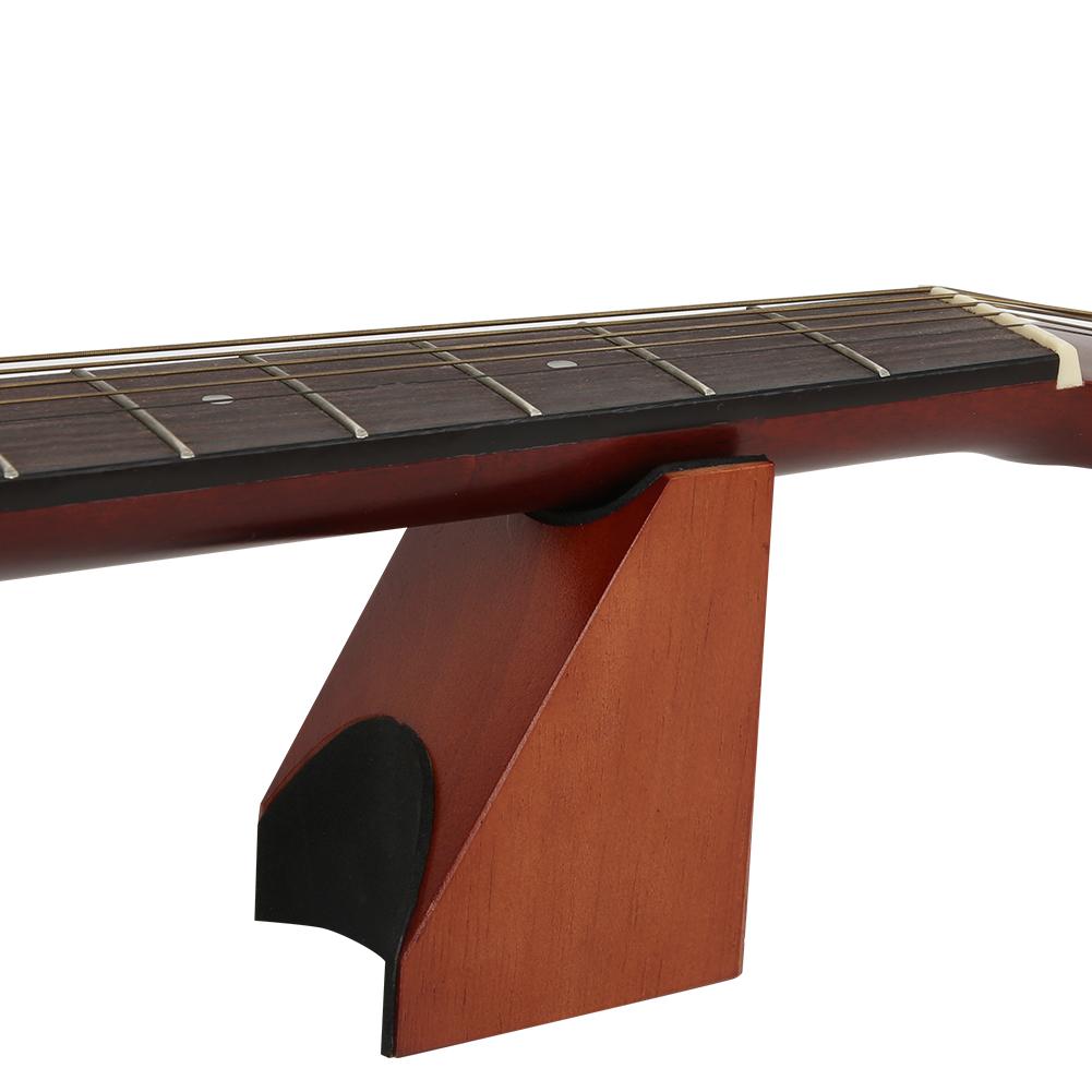 Podpórka pod szyjkę gitary Drewniany stojak biurkowy Narzędzie do naprawy instrumentów muzycznych