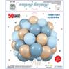 50-teiliges mattes Ballon-Set zur Geburtstagsfeier-Dekoration