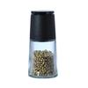 Manual Spice Grinder Adjustable Coarse and Fine Grinding Glass Body with Durable Grinding Mechanism for Kitchen Seasoning and Cooking