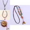 Geometric Beaded Necklace With Shell And Starfish Elements For Fashionable Women