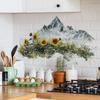 Simple Mountain Sunflower Bedroom Living Room Home Background Beautification Decoration Wall Stickers