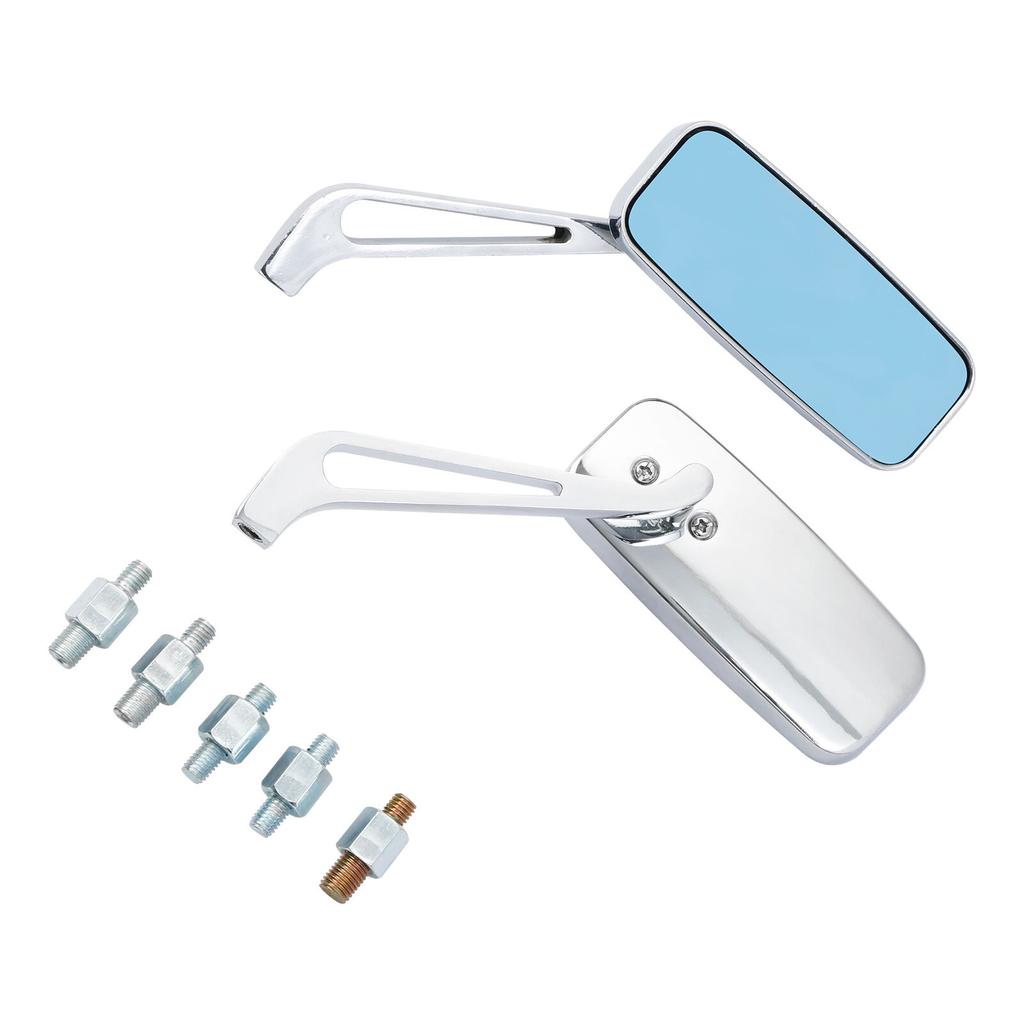 8mm 10mm Motorcycle Rear View Side Mirrors for Harley Honda Yamaha Kawasaki Street Sports Bike Chopper Cruiser Universal