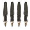 4PCS Motorcycle Turn Signals Flowing Mode Turn Signal Lights Indicators 12V
