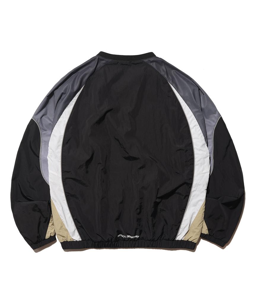 PHYPS MOTORCYCLE Vintage Logo Speed Track Nylon Long Sleeve Black
