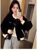 Trendy Women's Color-Block Jacket: Fashion-Forward Spring & Autumn Baseball Style