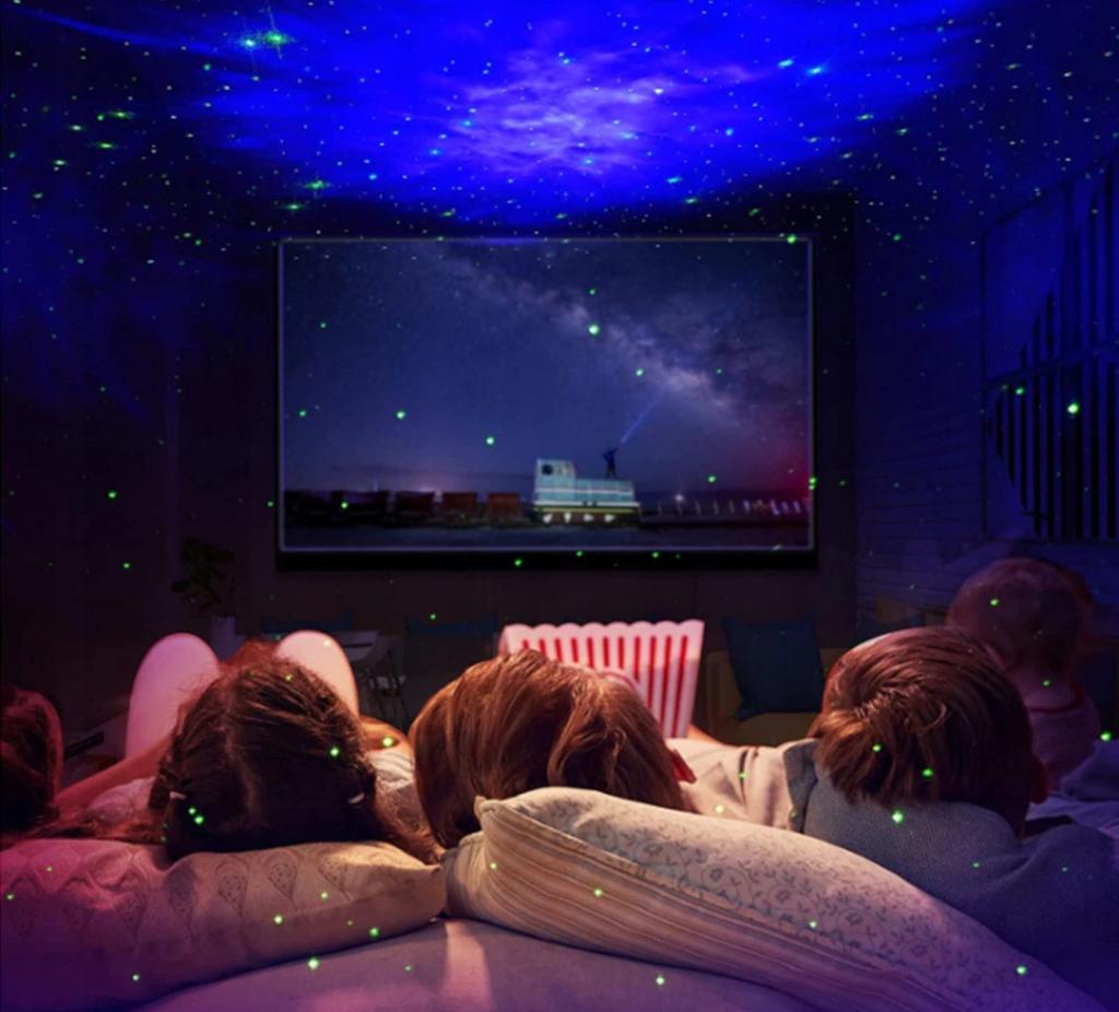 Nachtlicht LED Projektor Himmel Sterne Astronaut Für Kinder Fernbedienung