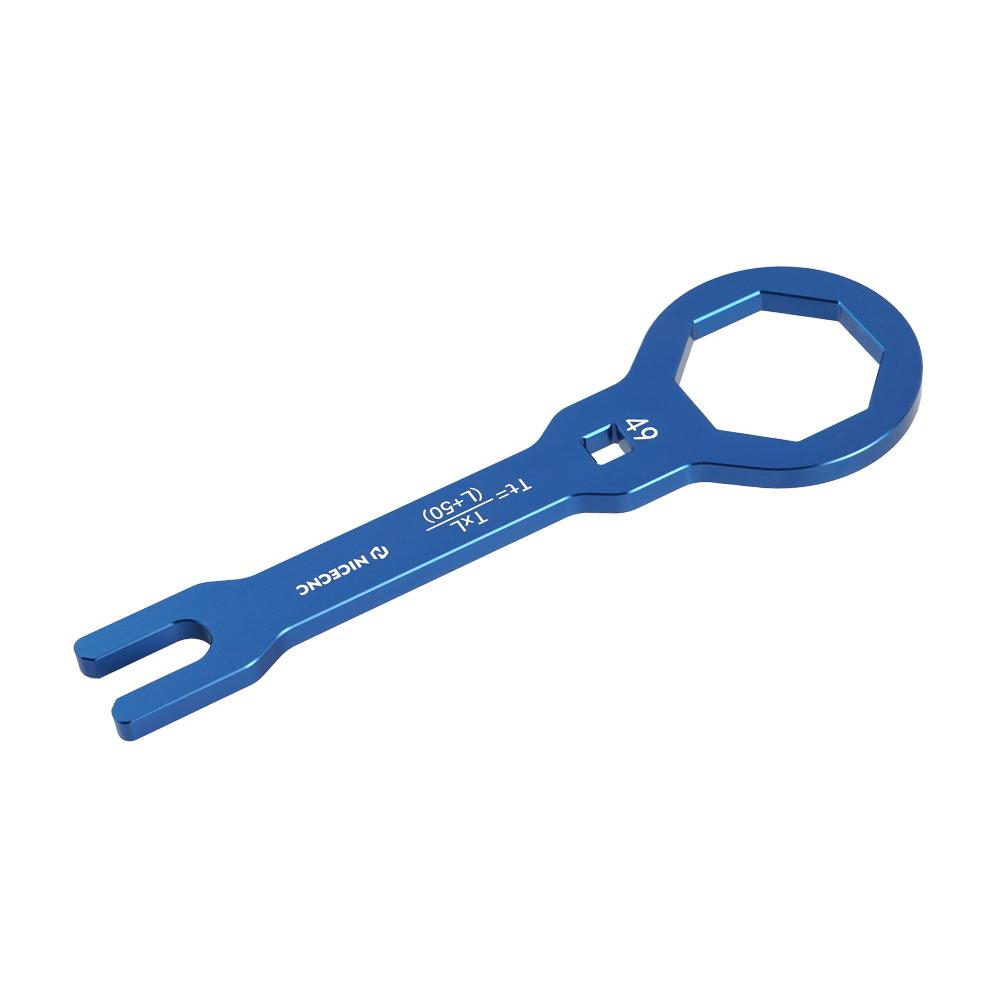 NICECNC 49mm Fork Cap Wrench Tool For Yamaha YZ125 YZ250 YZ250F YZ450F WR250F WR450F YZ125X YZ250X YZ250FX YZ450FX Honda Sherco
