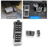 3PCS Accelerator Brake Reast Pedal Stainless Steel Replacement for A4 B8 S4RS4 LHD Automatic