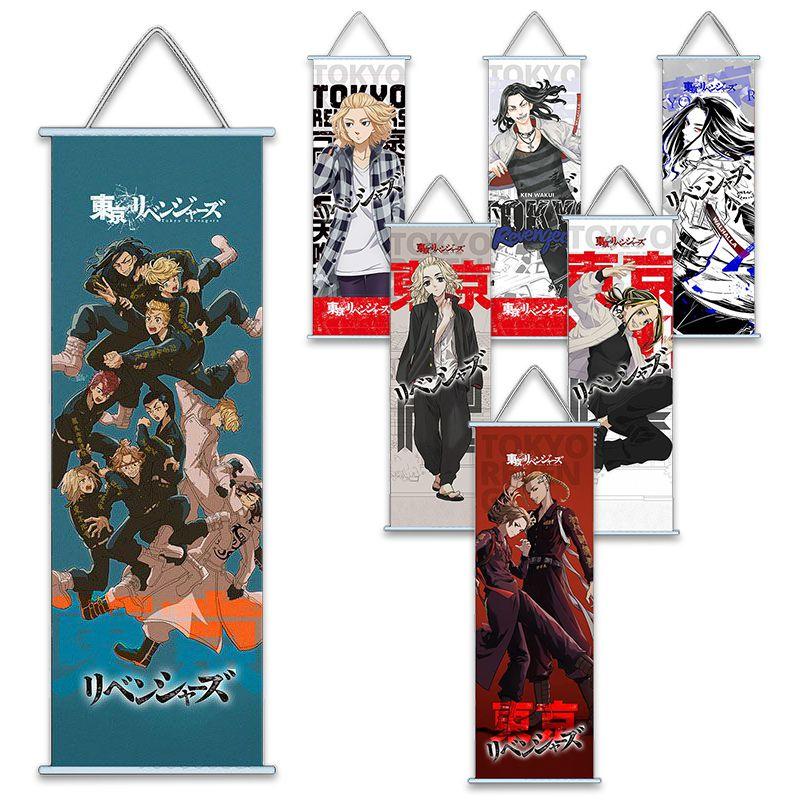 Revengers Tokyo Poster Hängebild Manjiro Mikey Ken Hinata Chibi Atsushi