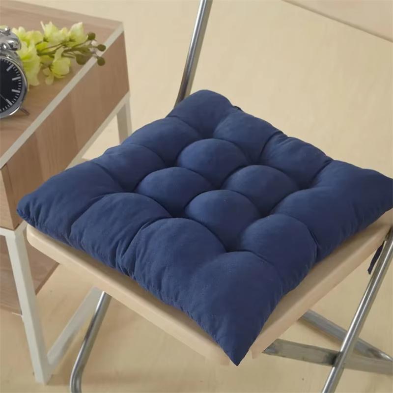 Einfarbig Modern Stil Universal Zuhause Quadratisches Kissen Mode Wohnzimmer Sitzmatte Zuhause Esszimmerstuhl Dekoration Anti-Rutsch-Pad