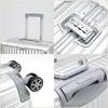 Aluminum-Magnesium Alloy Carry-on Luggage with Universal Wheels for Men, Women, and Students