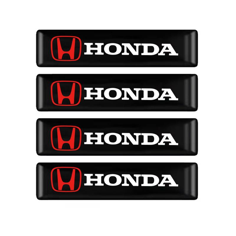 2/4/10Pcs 3D Car Badge Decorative Stickers For Honda Jazz HRV Prelude Insight Odyssey Vezel 5th City CRX Pilot B-series D-series