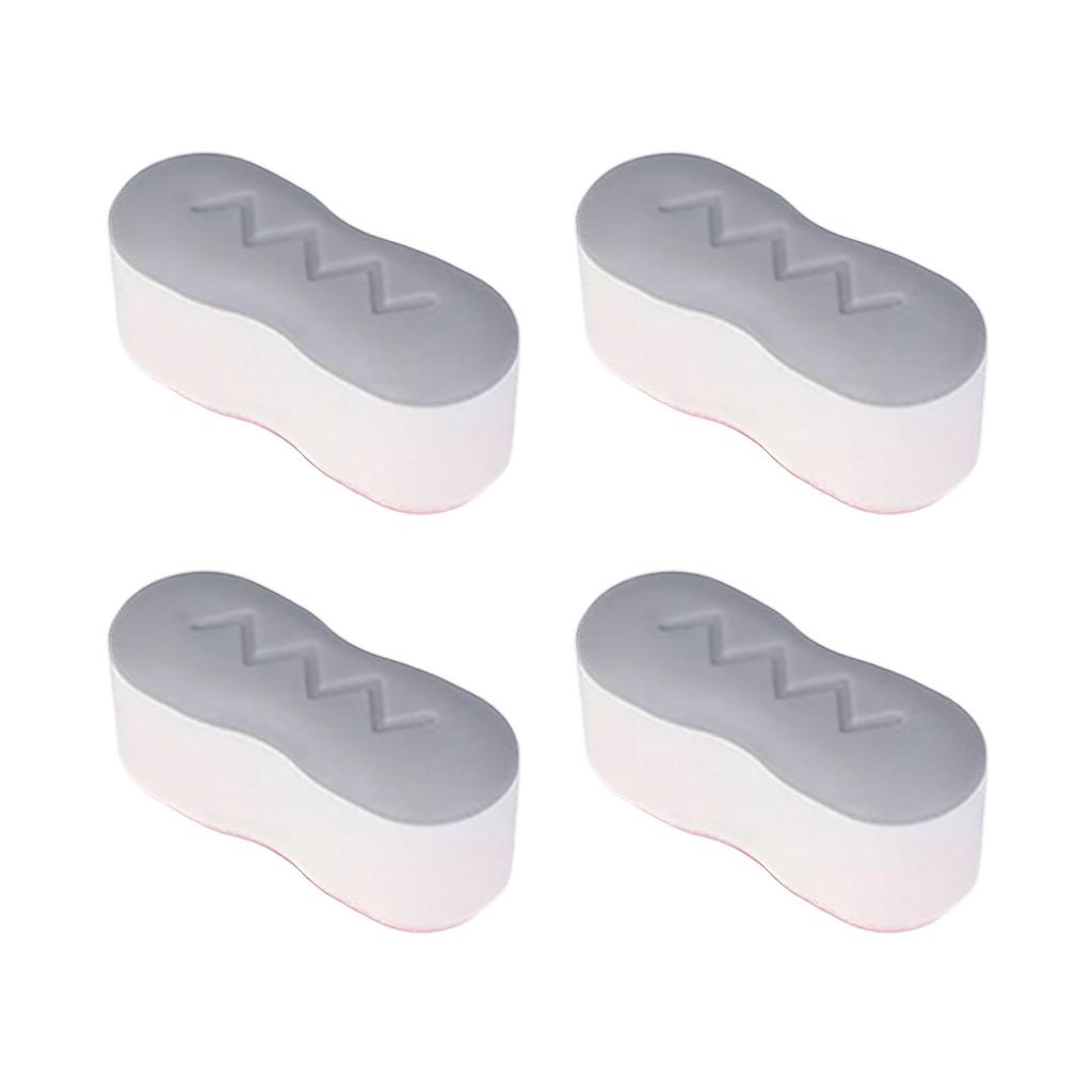 Set Of 4 Universal Toilet Seat Bumpers ABS NonSlip Seat Spacers Pads For Secure Fit Easy Installation Bathroom Accessory