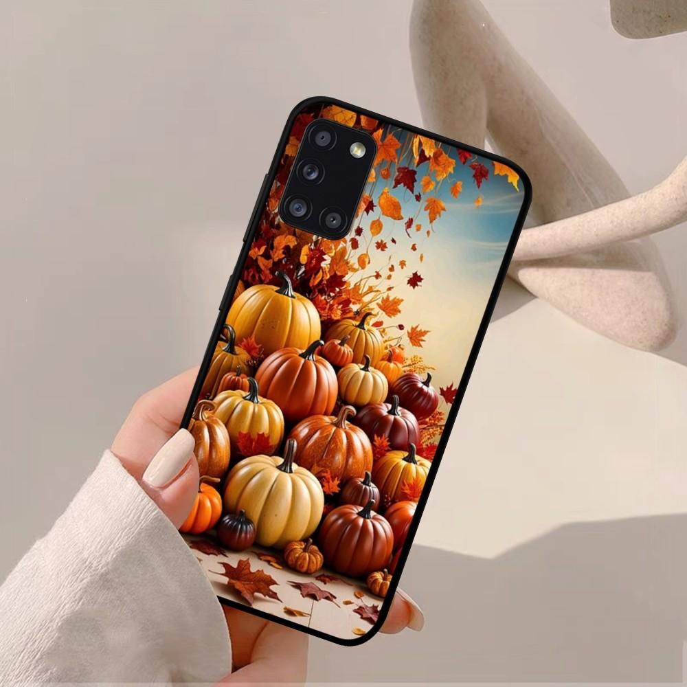 Pumpkin Happy Fall Autumn Phone Case For Samsung A 10 11 12 13 20 21 22 30 31 32 40 51 52 53 70 71 72 73 91 13 Shell