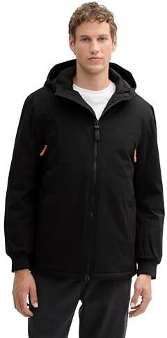 Демисезонная куртка Tom Tailor Denim Jacke Kapuze schwarz