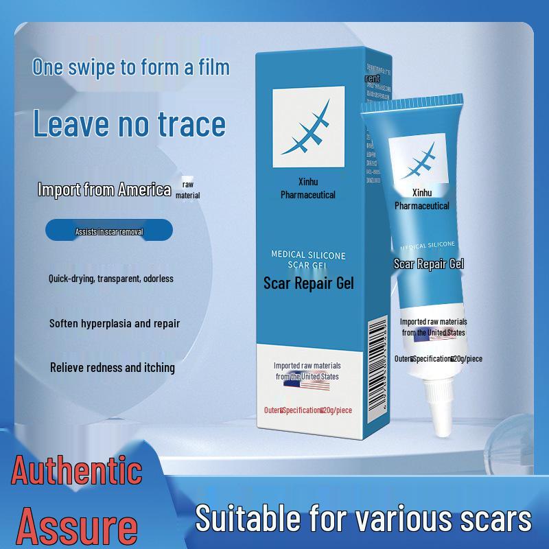 Scar Repair Gel - Lightening & Healing for Burns, Scrapes & Surgical Scars