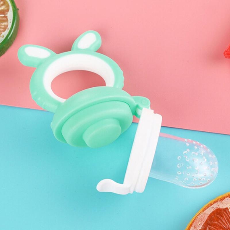 Teether Silicone Pacifier Fruit Feeder Food Nibbler Feeder Soother Nipple