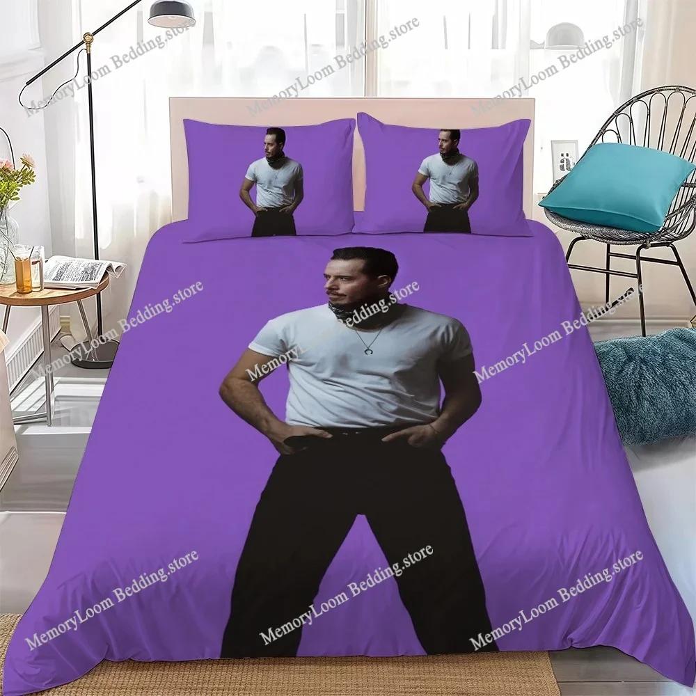 Singer J-Jose Madero Duvet Cover Set Home Style Bedding Soft Laundry Cotton Bed Student Dormitory Gift Home Textileextile