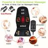 Electric Heating Car SUV Massage Cushion, Home Cushion Body Back Waist Relaxation Vibration Massage Support Pad Black