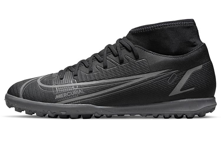 Nike Mercurial Superfly 8 Club Tf  Black Gray  CV0955-004 44.5
