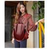 Anti-theft Leather Backpack Women Vintage Shoulder Bag Ladies High Capacity Travel Backpack School Bags Girls