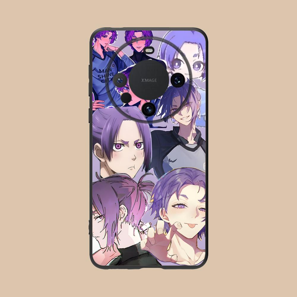 Blue Lock Reo Mikage Mat TPU Mobiele Telefoonhoesje voor Huawei Mate 60 50 40 30 20 10 Pro Plus Lite E 5G Kleurrijke Print Cover