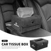 Boîte à mouchoirs multifonctionnelle en cuir Boîte à mouchoirs pliable pour voiture Pour Nissan Nismo Tiida Teana Skyline Juke X-trail Almera Qashqai Versa