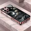 Black flower  Phone Case glass phone case for Samsung Galaxy S26 22 23 24 25 PLUS S21 22 23 24 25 ULTRA