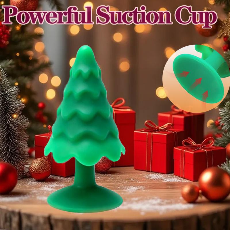 Silicone Christmas Tree Anal Plug Anal Trainer Prostate Massager Anal Sex Adult Sex Toys Women's SM Toys Gay Adult Sex Games