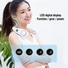 3000mAh Portable Hanging Neck Fan Bladeless Fan Personal Wearable Neckband Leafless Fan USB Rechargeable Fan Mini Air Cooler