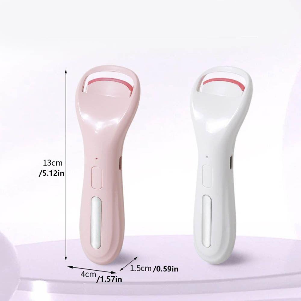 Lasting Curling Electric Eyelash Curler with 3 Temperature Fast Heating Heated Eye Lash Curlers Safe Control Comfortable Grip