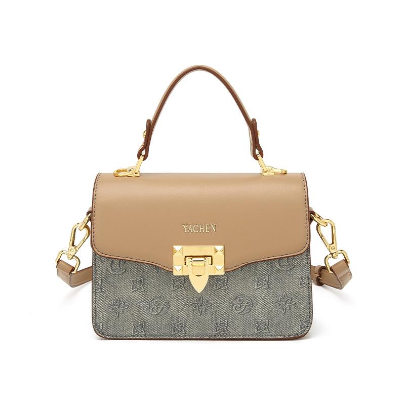 

Сумка женская новая простая и модная маленькая квадратная сумка на одном плече, сумка через плечо, сумочка, нишевая универсальная сумка синий