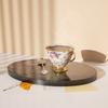 Diy Crystal Epoxy Gemeotric Oval Coaster Mirror Silikonform Ovale Tablettform zum Gießen mit Harzbetonzement