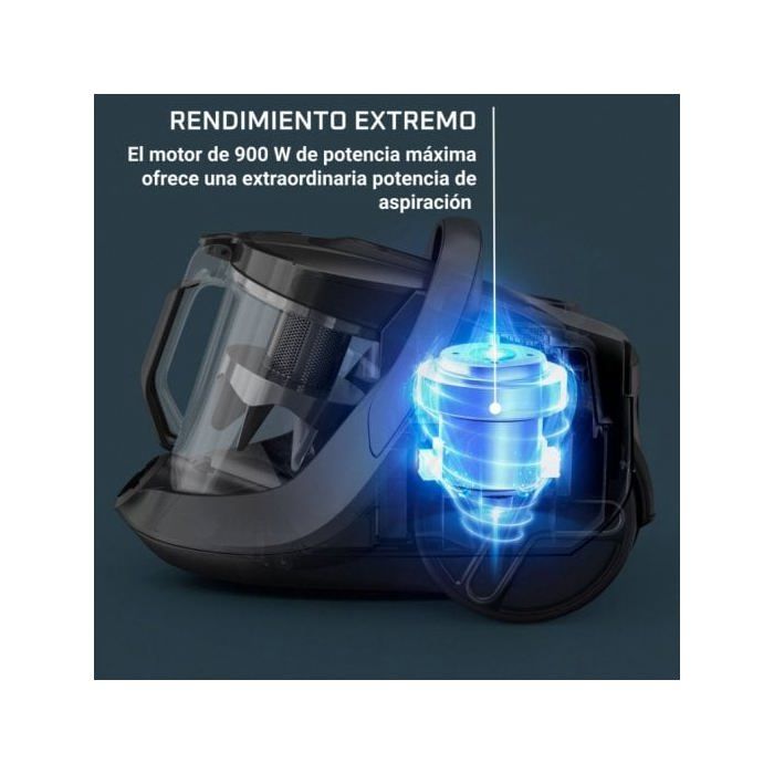 Rowenta Green Force Cyclonic Max Aspiradora Sin Bolsa 900W Negra/Azul