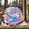 1pc Dragon FantasyOutdoor Blanket, Soft And Comfortable Blanket, Casual Warm Outdoor Blanket, Good Birthday Gift yy260328082