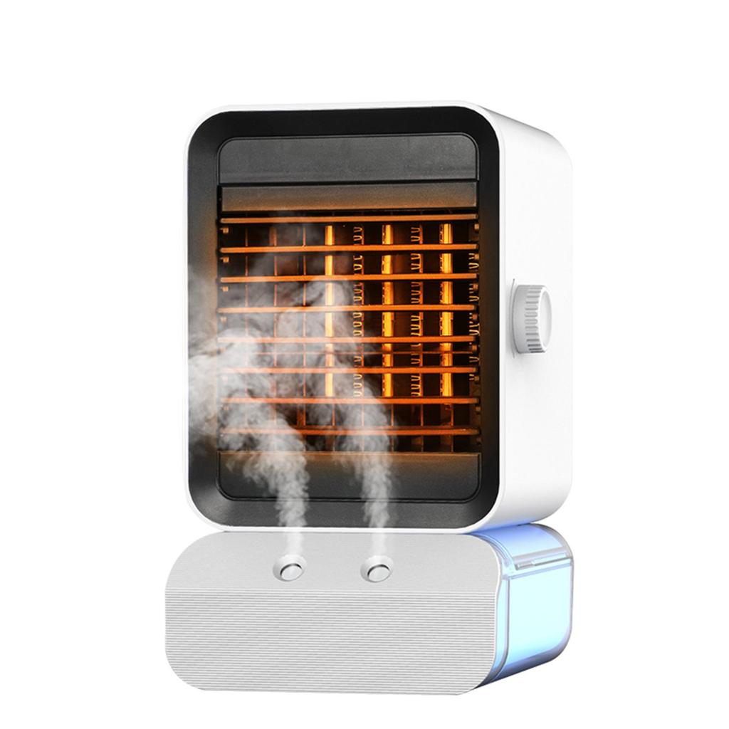 Air Cooler Heater Humidifier Fan 3 Cooling Settings 600W for Personal Use