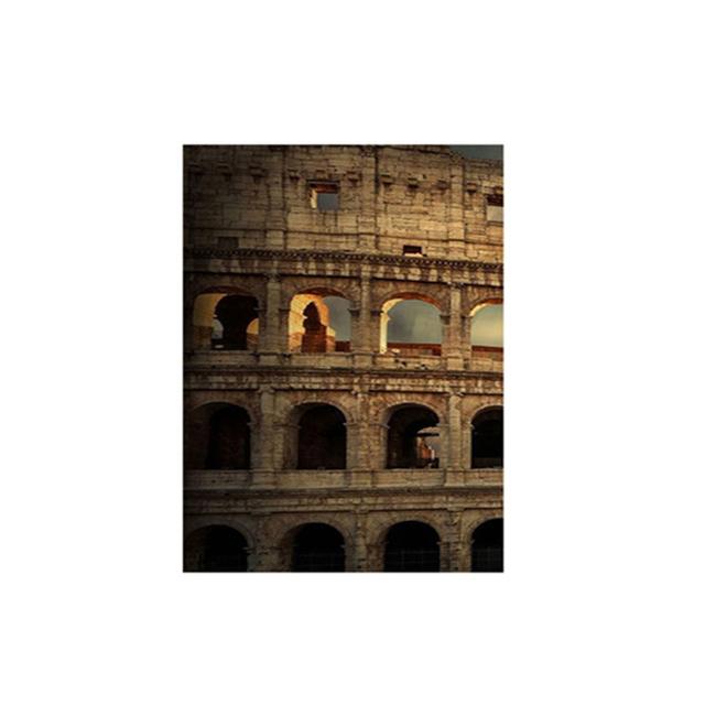 Famous City Tour Red Square Colosseum Landscape Canvas Painting Wall Art Pictures Posters and Prints for Living Room Home Decor No Frame
