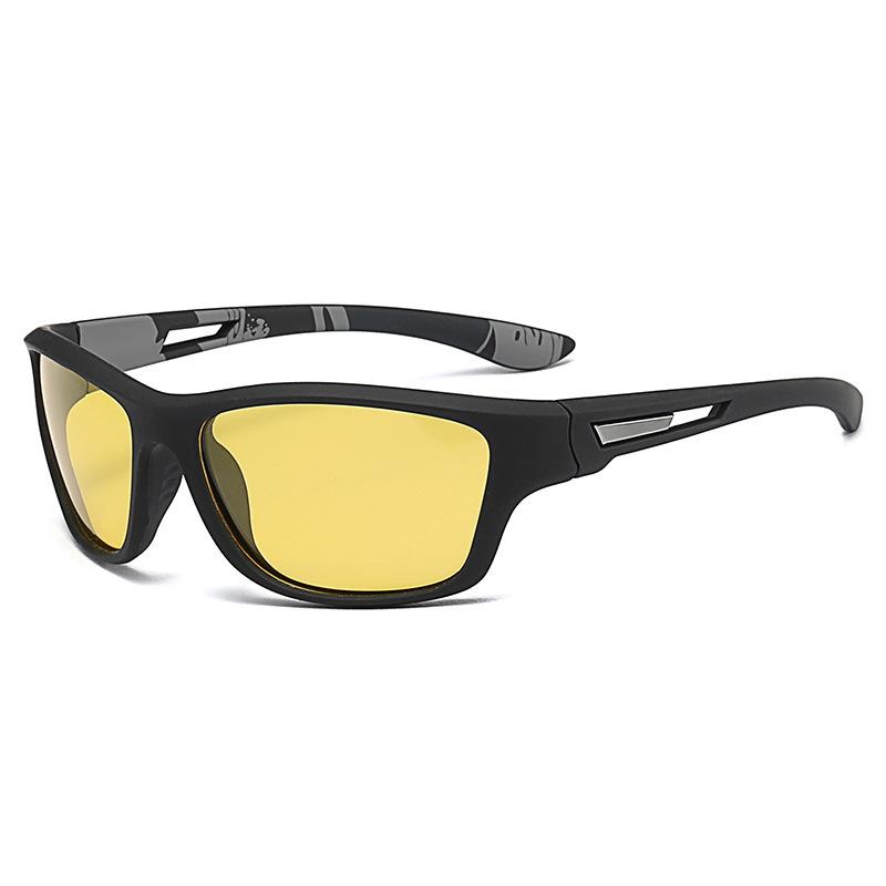 Fashion Sport Sunglasses For Men Multicolor Lens Uv400 Protection Outdoor Fishing Cycling Glasses
