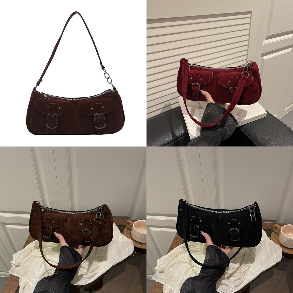 Street Style Crossbody Bag For Women With Zipper Closure And Inner Phone Pocket