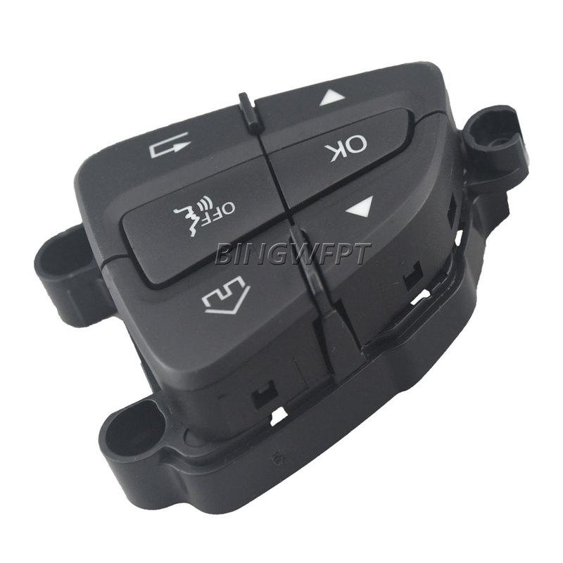 Black Steering Wheel Control Switch Cover Left/Right For BENZ C Class W205 2014-2018 For BENZ GLC Class W253 2016-