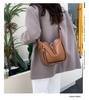 2025 autumn and winter new fashion high sense casual simple trendy women's bag texture niche versatile messenger bag handbag