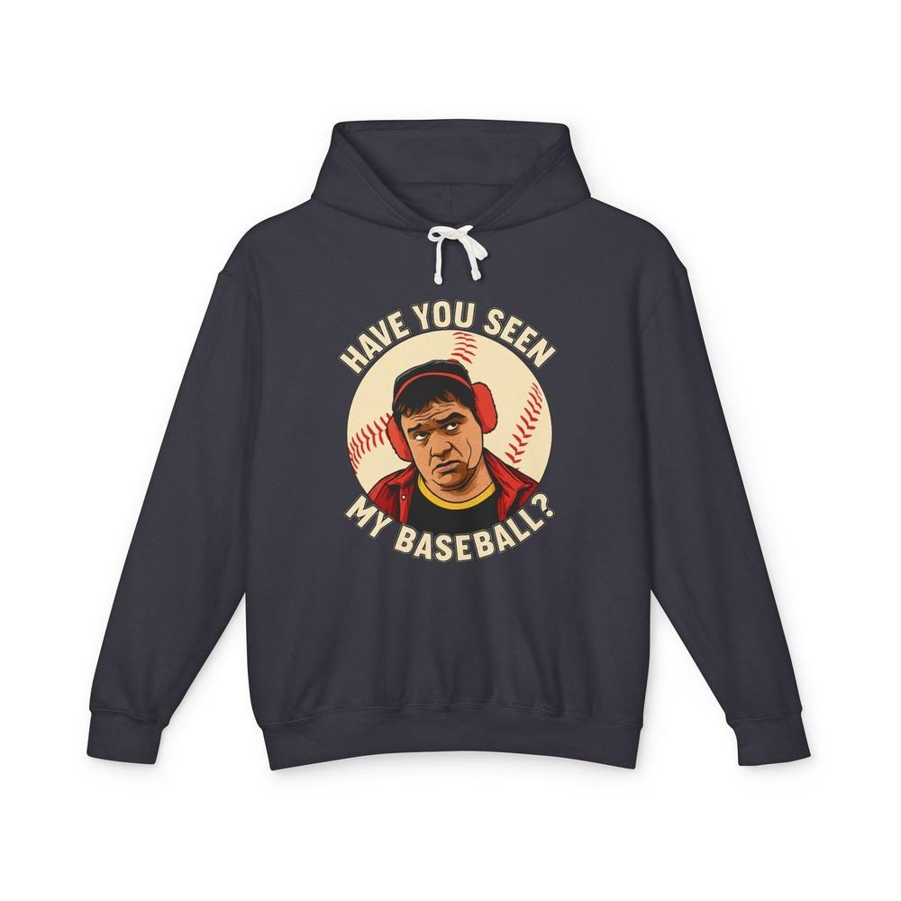 

Baseball Lover Unisex Lightweight Hooded Sweatshirt, Sports Fan Apparel, Athlete L