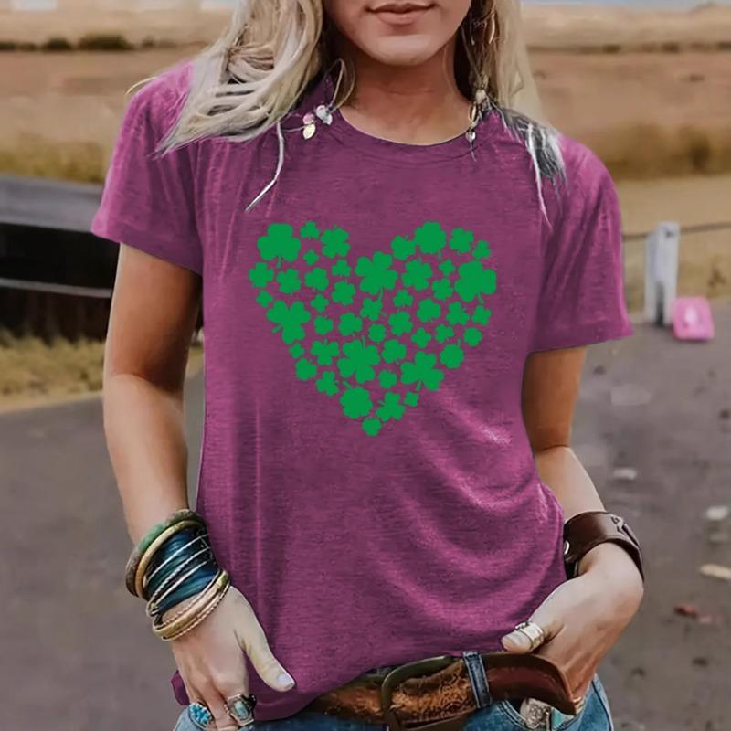 

New Fashionable Short-sleeved Summer T-shirt Top for Women XXL