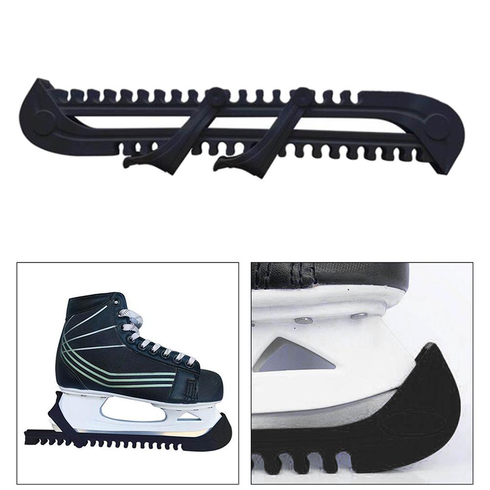 Plastic Blade Walking Covers Protection Adjustable Universal Ice Knife Blade Protector Sleeve with Drain Hole for Figure Skating