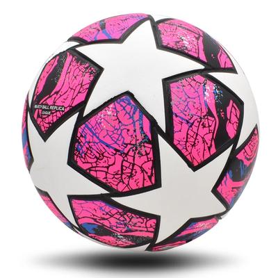 Balón de fútbol sin costuras, tamaño 5, de PU, estándar, para partidos de equipo, balones de liga de entrenamiento de fútbol, para deportes al aire libre, balón de alta calidad