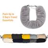 Fillable Travel Pillowcase Organizer Bag Carryable Travel Bag Airplane Cushion Travel Neck Pillow Self-filling Travel outdoor