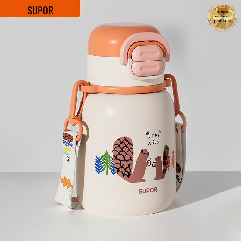 SUPOR Kids Insulated Straw Water Bottle 500ML