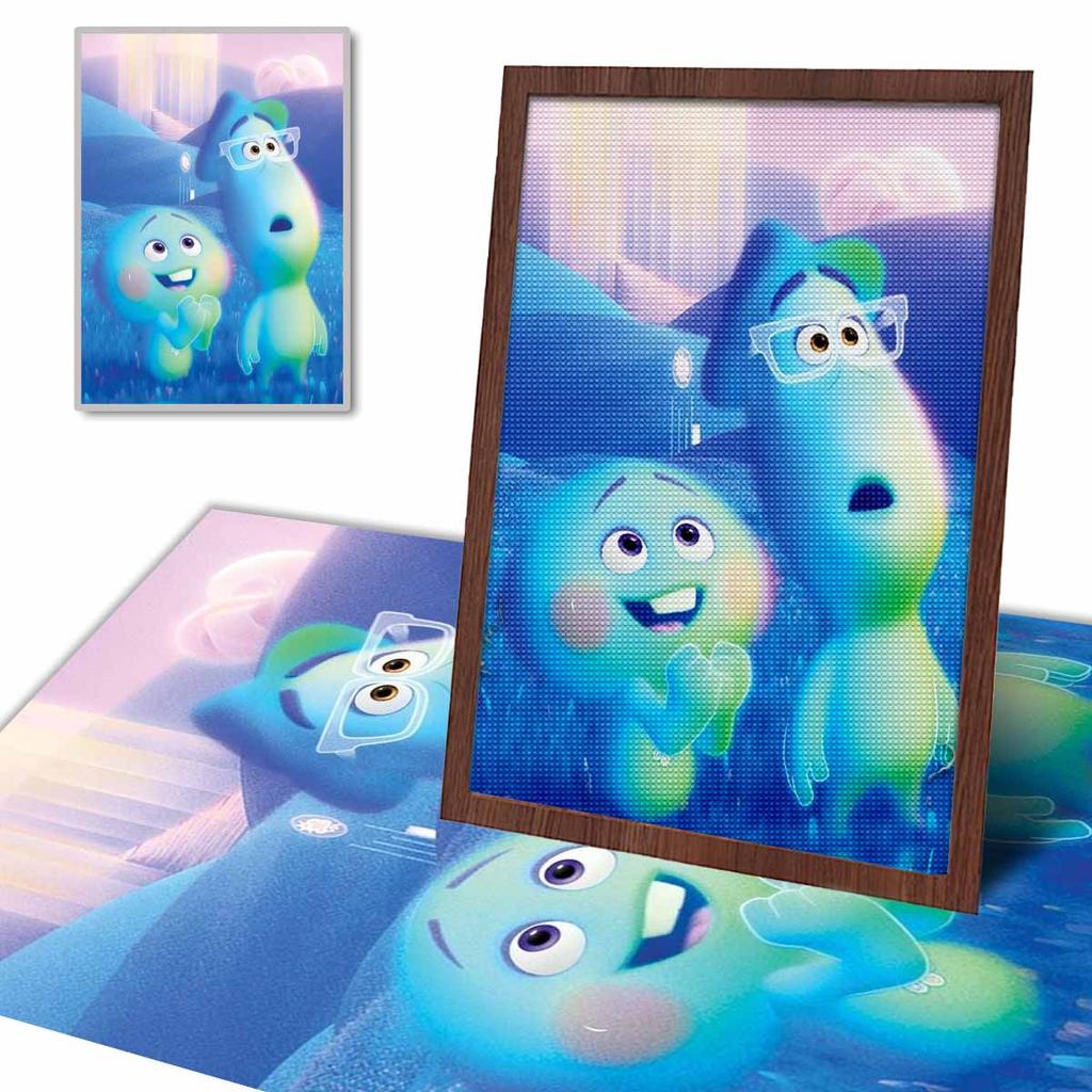 5D Diy Diamond Painting Two Cute Cartoon Characters Full Drill Rhinestones Mosaic Embroidery Handmade Products Home Decor Gift