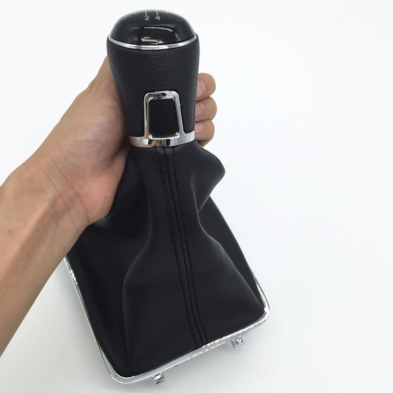 Gear Shift Knob Lever Shifter Stick Gaiter Boot Cover Collar For Volkswagen VW Passat B7 2011 2012 2013 2014 2015 Car Styling