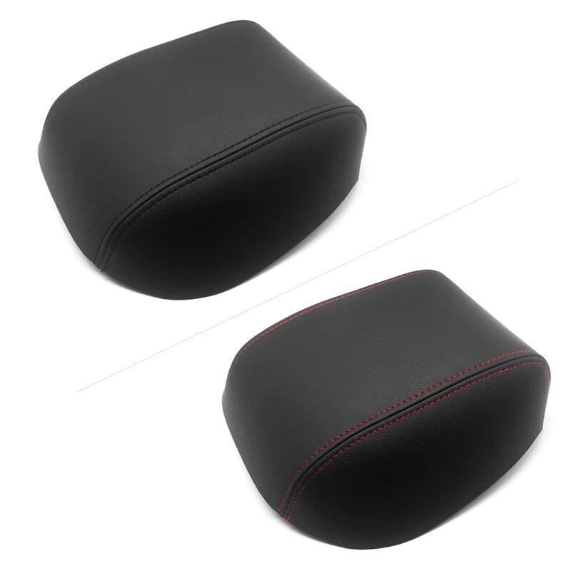 Soft Leather Armrest Cover For VW Golf 7 MK7 2014 2015 Car-styling Center Control Armrest Box Skin Cover Sticker Trim2016